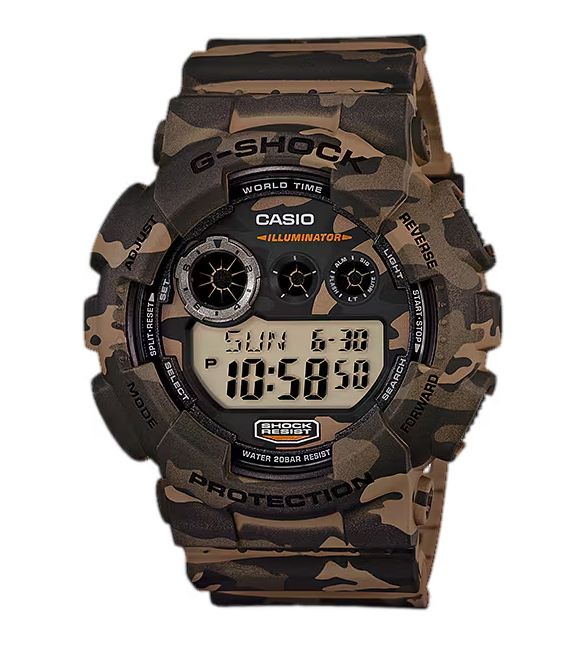 G-Shock GD-120CM Woodland Camo Digital Watch