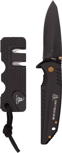 CASE KNIVES DON'T TREAD ON ME 2.9" FOLDER WITH SHARPENER