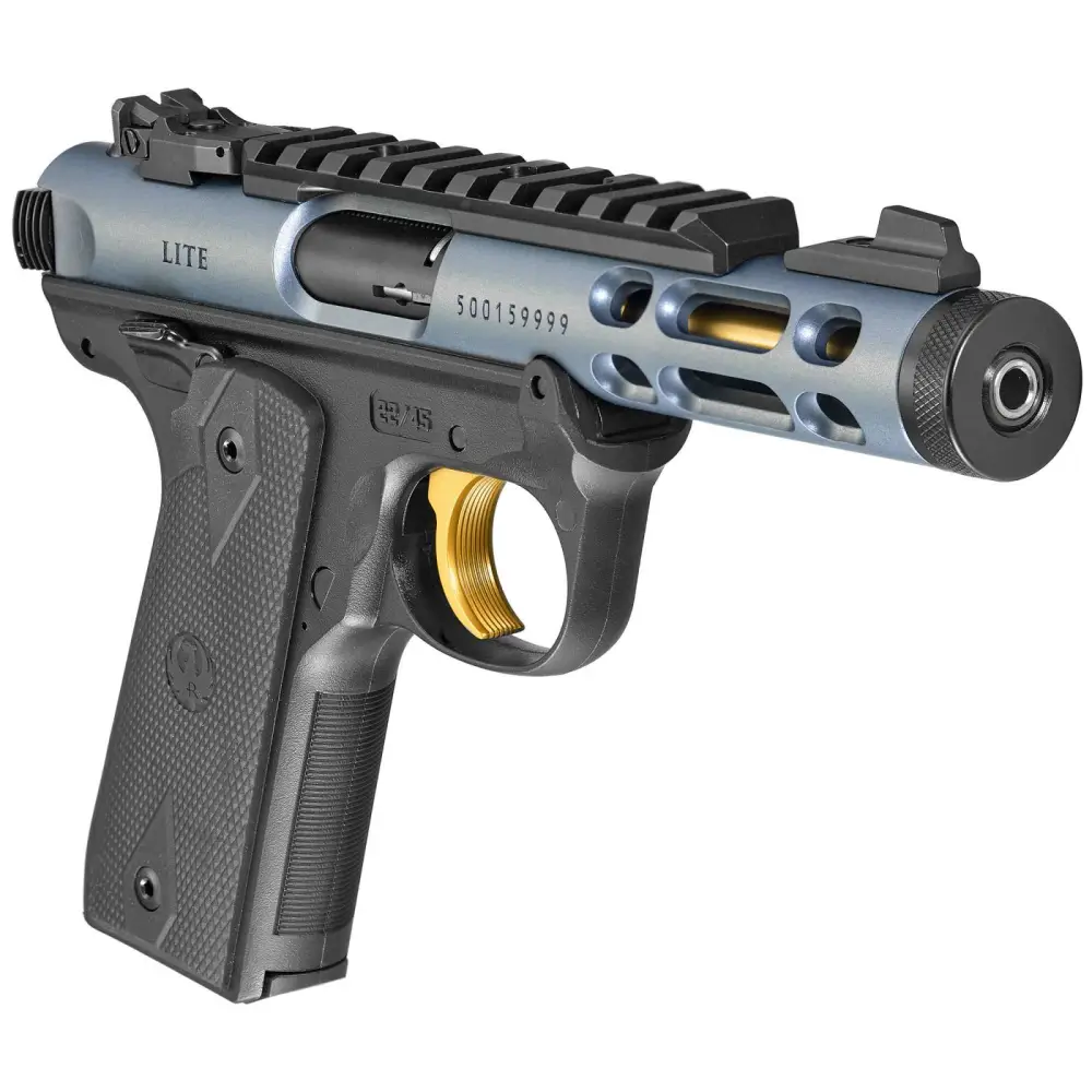 dRUGER MRK IV 22/45 LTE 22LR 4.4" DMND GRY ANO BLK GRP ADJ SGHT 10RD