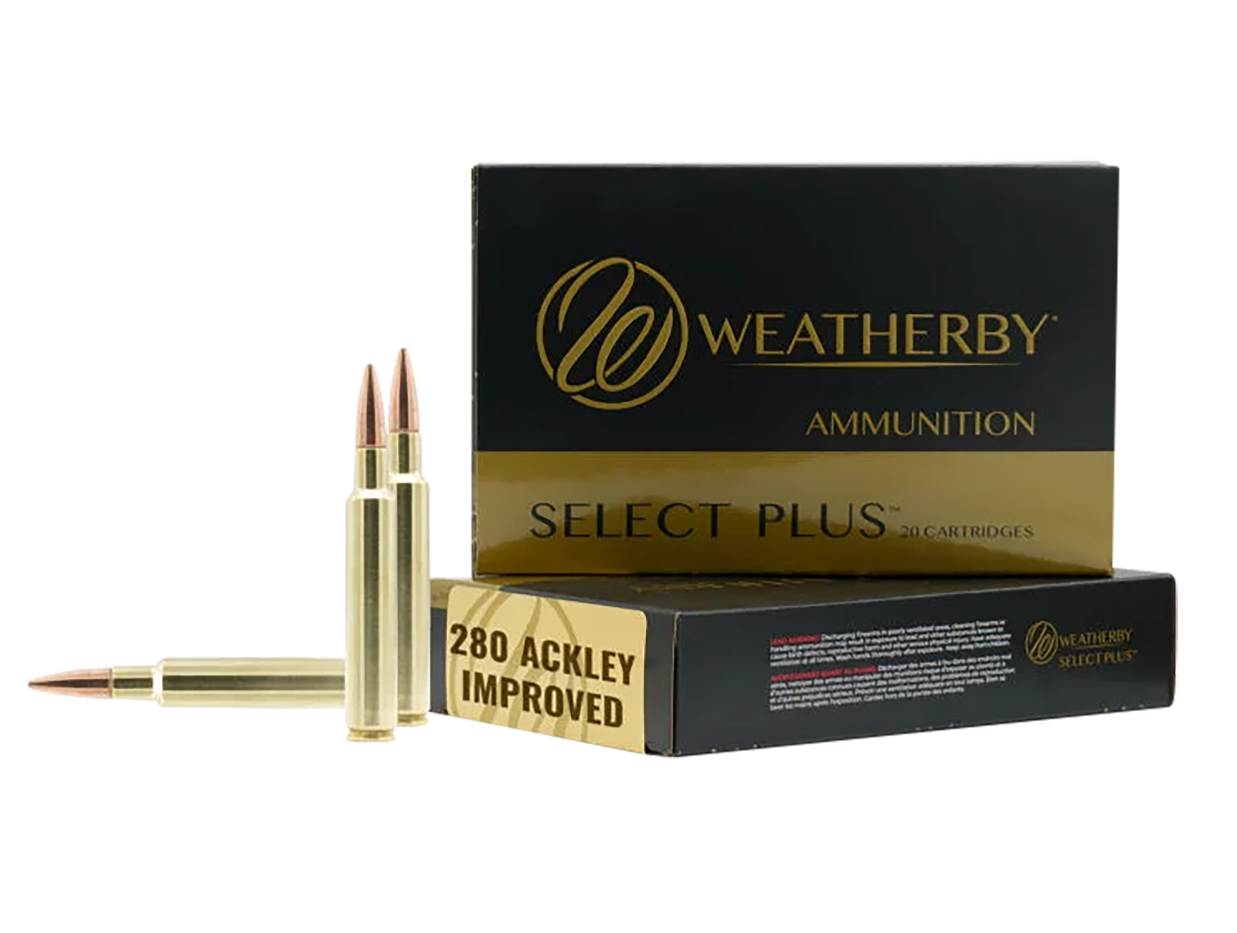 Weatherby R280A168CHH   280ACKLEY 168gr 20 Per Box/10 Case