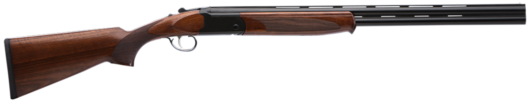 Stevens 22168 555  Full Size 410 Gauge Break Open 3" 2rd 26" Black Satin Over/Under Vent Rib Barrel, Satin Black Aluminum Receiver, Fixed Turkish Walnut Stock, Ambidextrous