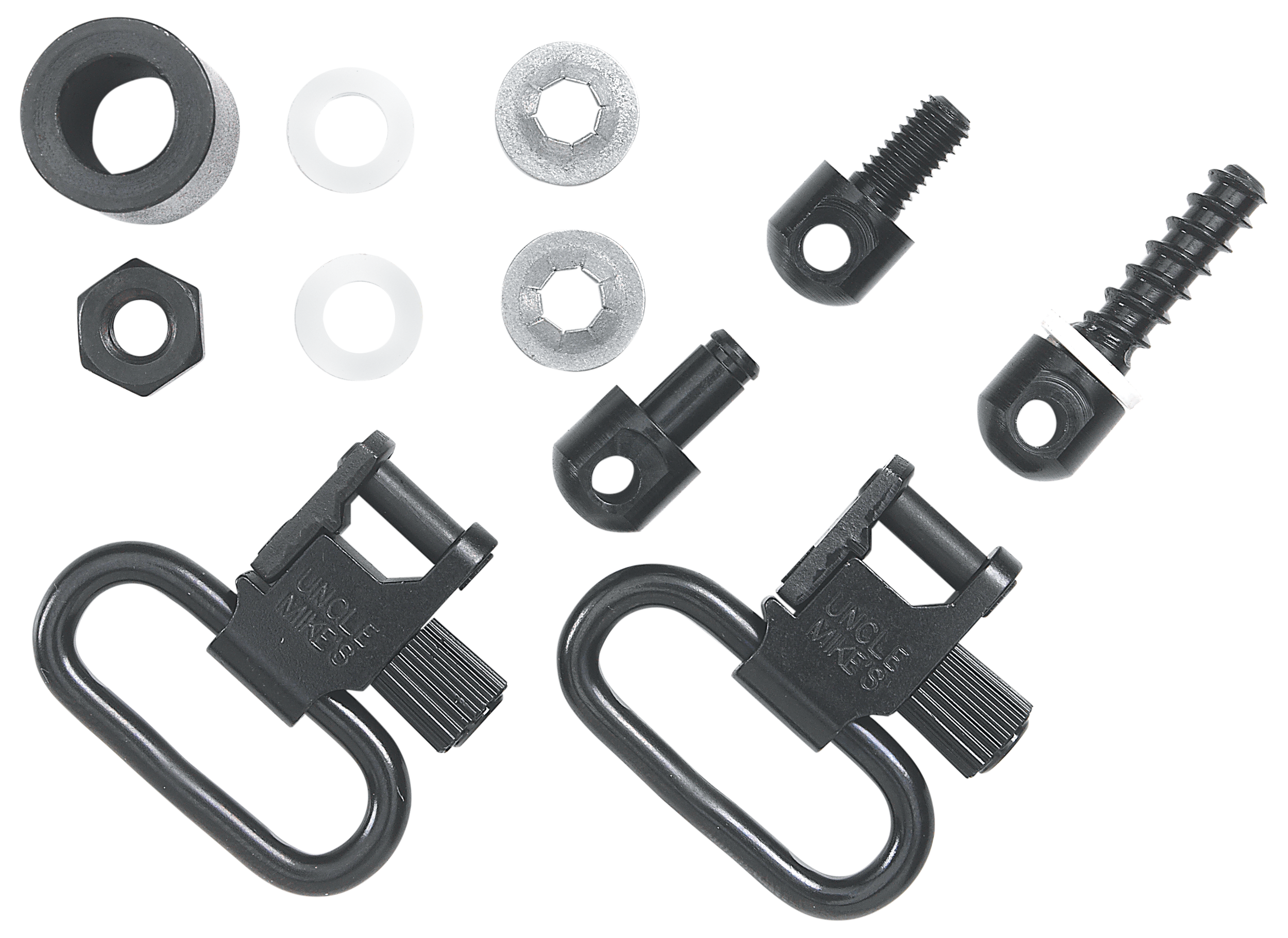 Uncle Mike's 12312 Super Swivel  Quick Detach 115 MCS Blued 1" Loop  Compatible w/Most Pump & Auto Shotguns