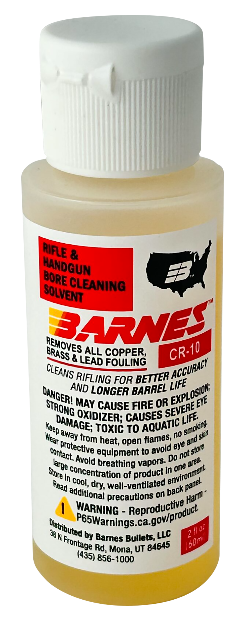 Barnes Bullets 30756 CR-10 Bore Cleaner 2 oz Squeeze Bottle