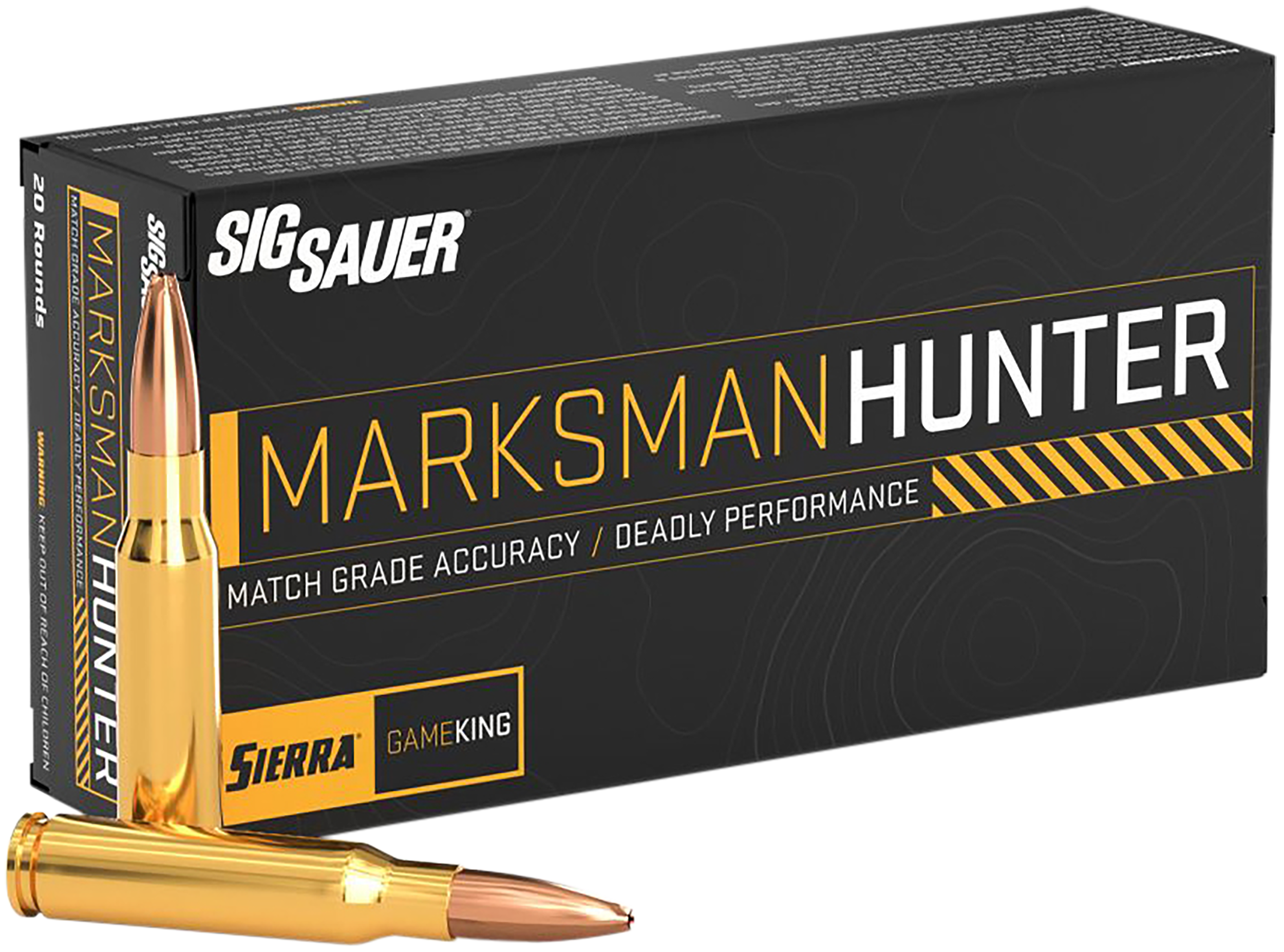 Sig Sauer E308GK16520 Marksman Hunter 308Win 165gr 20 Per Box/10 Case