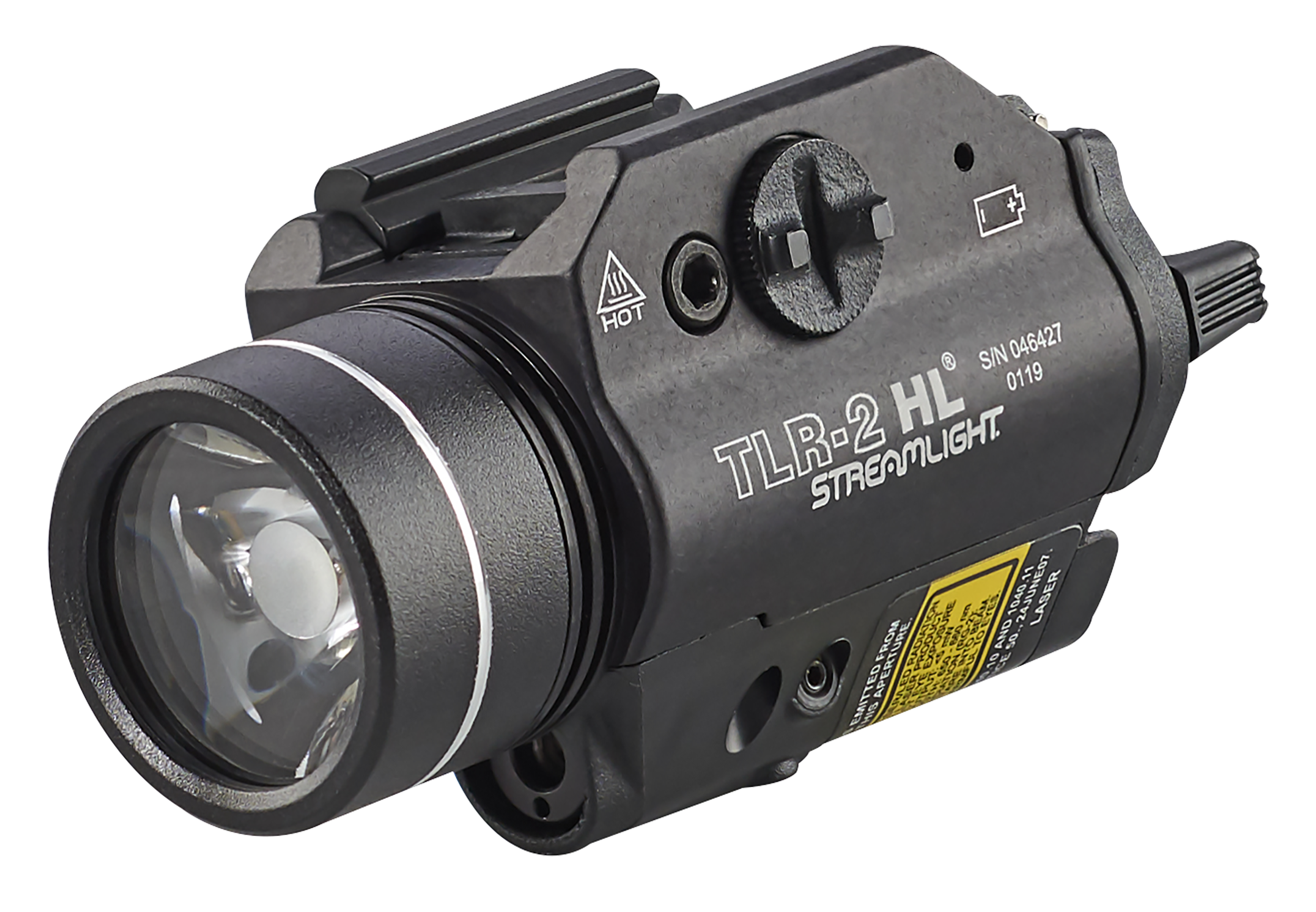 Streamlight 69261 TLR-2 HL Gun Light  Black Anodized 1,000 Lumens White LED Red Laser