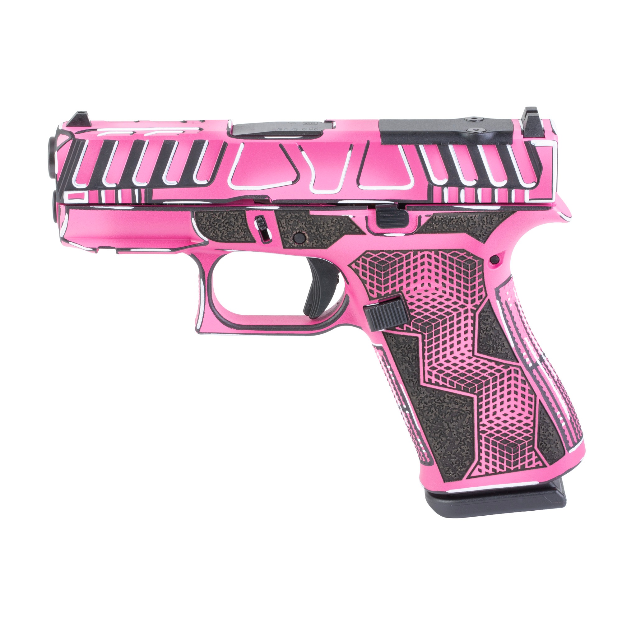 Glock 43X MOS 9mm 10rd Anime Pink Pistol