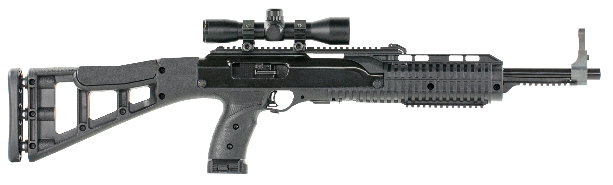 Hi-Point 4095TS4X32 4095TS Carbine 40 S&W Caliber with 17.50" Barrel, 10+1 Capacity, Black Metal Finish, Black All Weather Molded Stock & Polymer Grip Right Hand