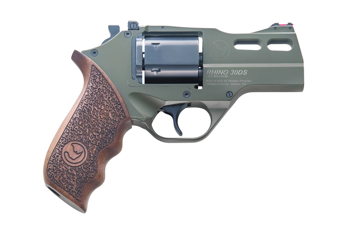 CHIAPPA RHINO REVOLVER 30DS HUNTER OD GRN 3" 357