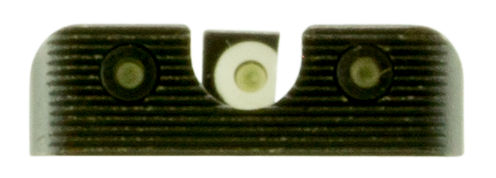 TruGlo TG231X1W Tritium Pro Black | Green Tritium White Outline Front Sight Green Tritium Rear Sight