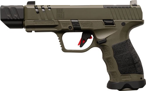 SAR SAR9 COMPACT SOCOM COMP 9M 4.7" BBL 15/21 RD MAG SF GREEN