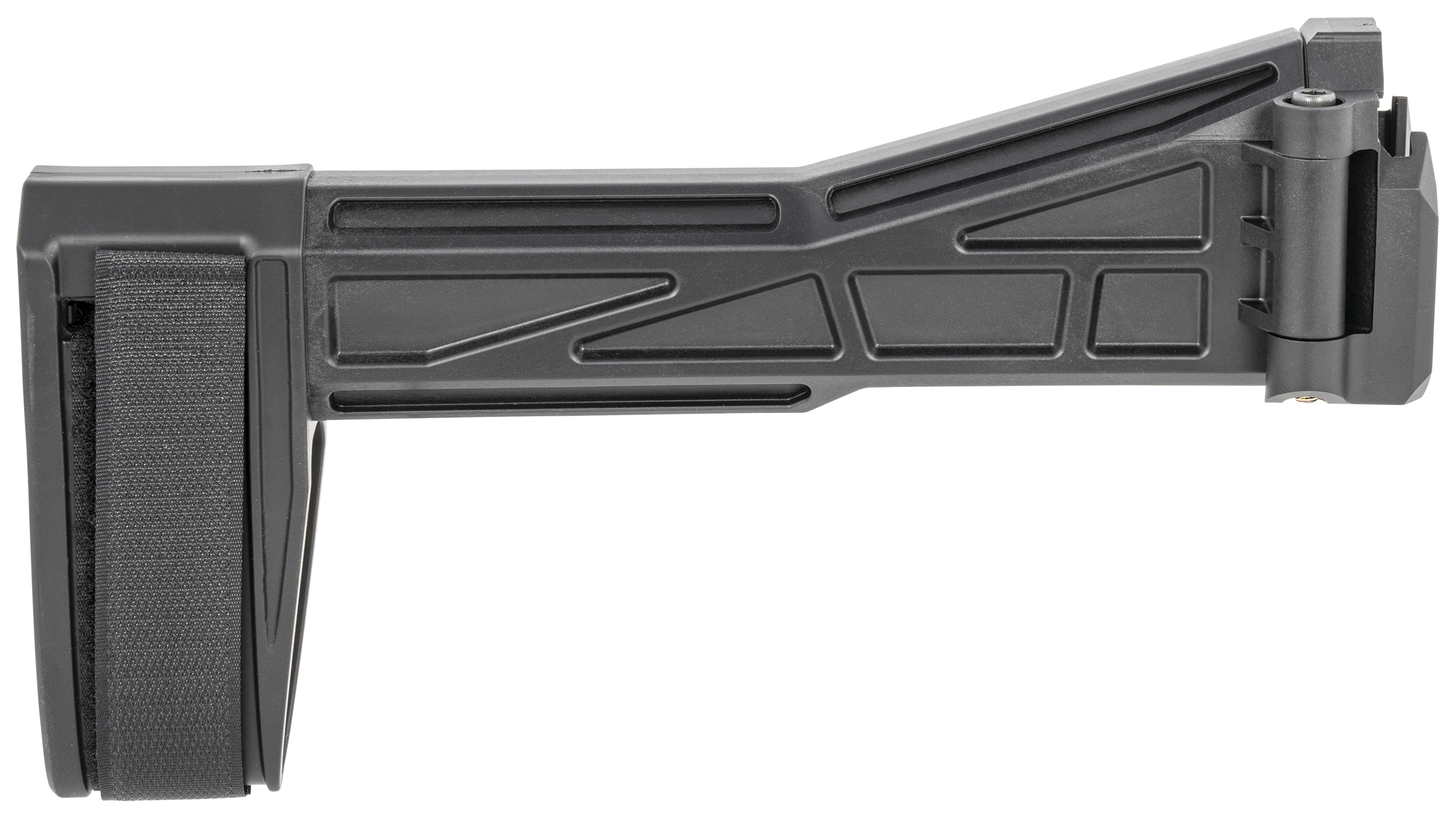 SB Tactical EVO201SB SBTEVO-G2 9.50" OAL Side Folding Black Synthetic for CZ Scorpion (Tube Not Included)