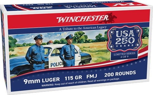 WINCHESTER USA 9MM LUGER 115GR 1000RD CASE LOT