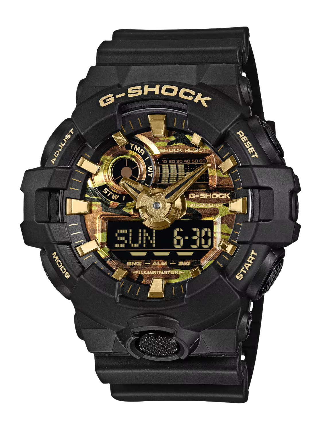G-Shock GA700 Analog Digital Watch Camo Dial
