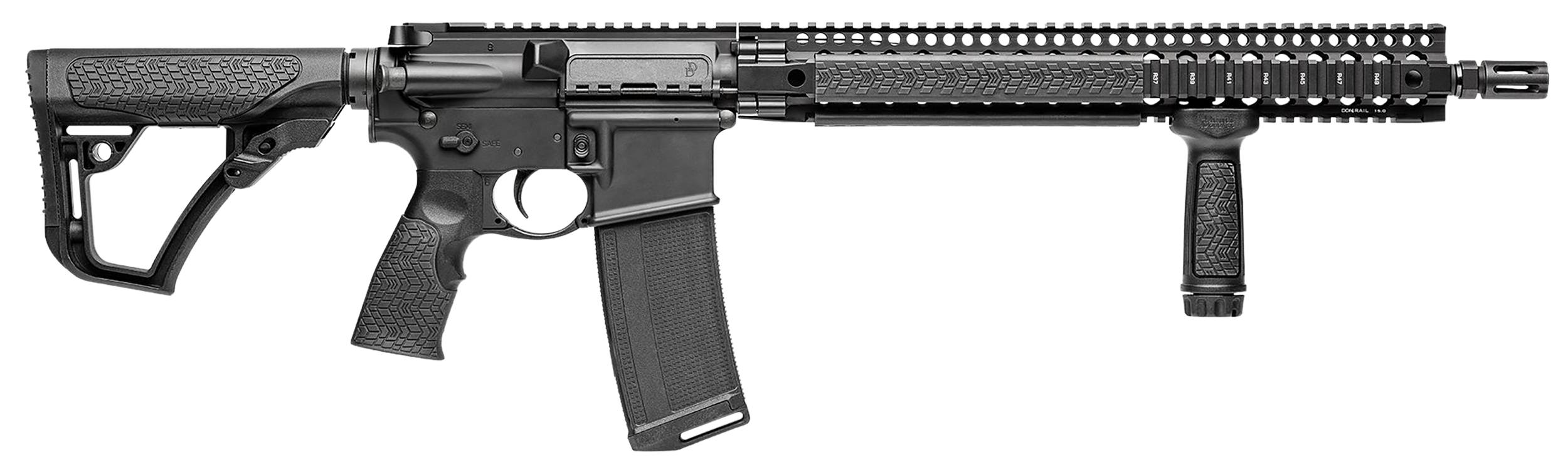 Daniel Defense 0214515175047 DDM4 V9 5.56x45mm NATO 16" 30+1 Black Hard Coat Anodized 6 Position w/SoftTouch Overmolding Stock