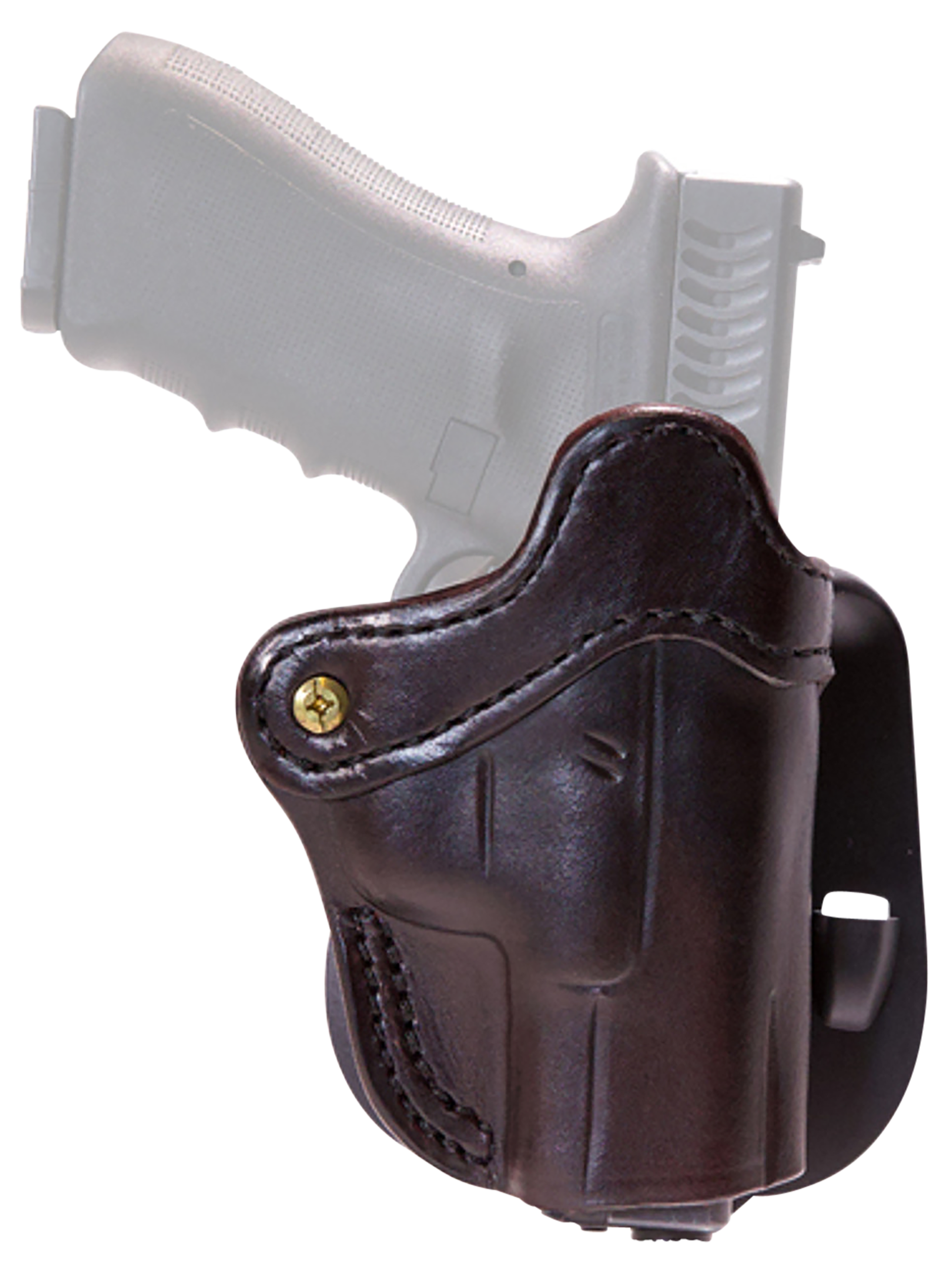 1791 Gunleather ORPDH2.3SBRR Optic Ready Paddle Holster OWB Size 2.3 Signature Brown Leather Right Hand
