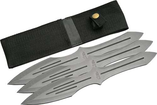 SZCO RITE EDGE 10" PRO THROWER KNIFE 3PC SET W/SHEATH