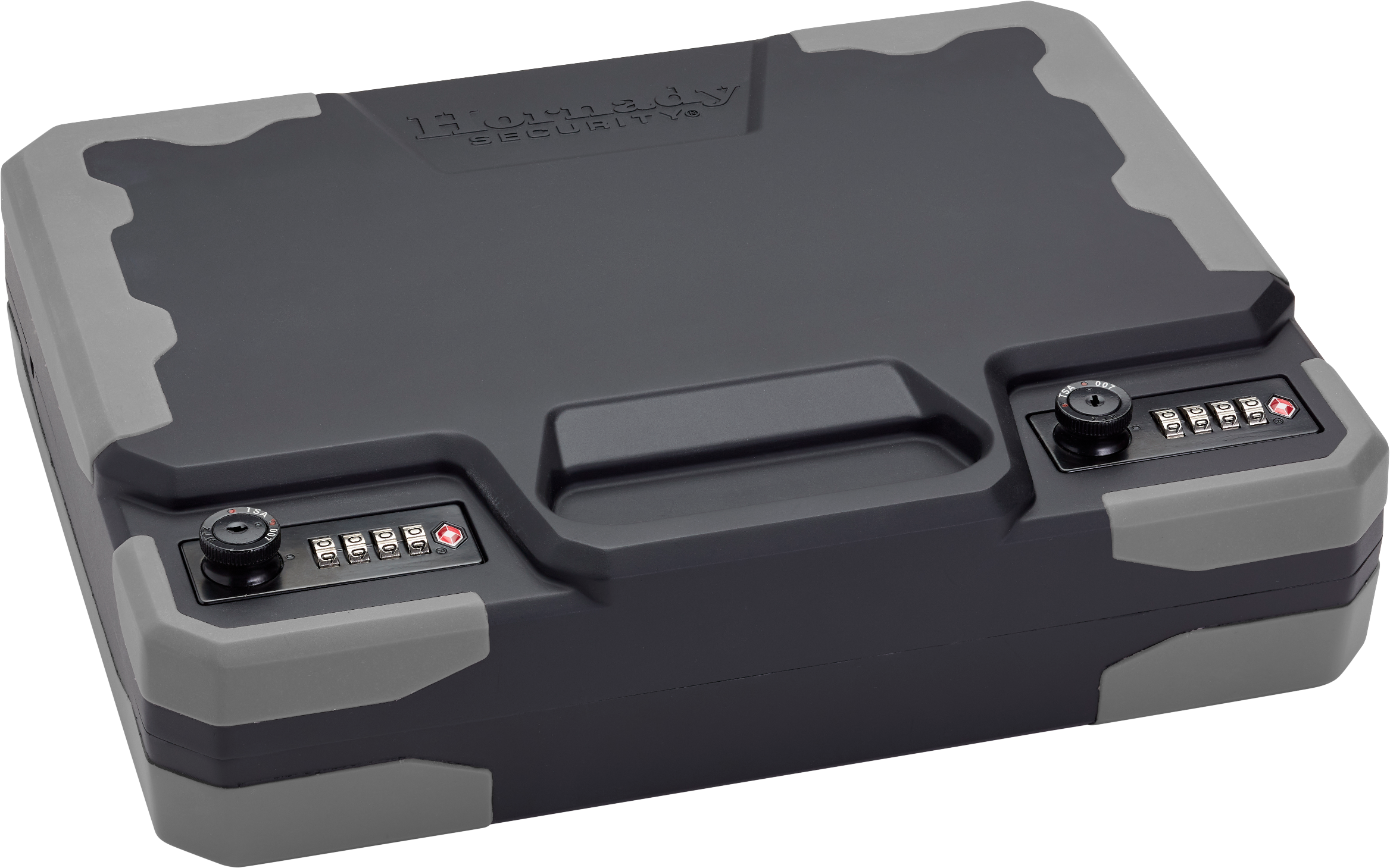 Hornady 95260 TrekLite Lock Box XXL Combination Key Entry Black Holds 2 Handguns Polycarbonate