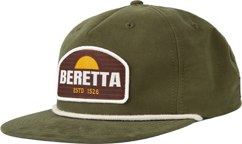 BERETTA CAP SUNSET ROPE TRUCKER DARK GREEN!
