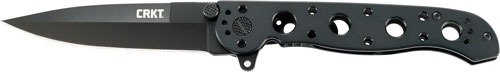 CRKT M16-03KS 3.5" PLAIN EDGE SPEAR POINT BLACK BLADE