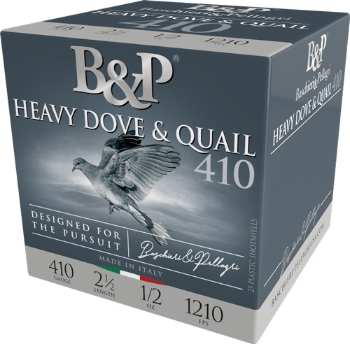 B&P 410 2.5" 1/2OZ #7.5 1210FPS 250RD CASE LOT
