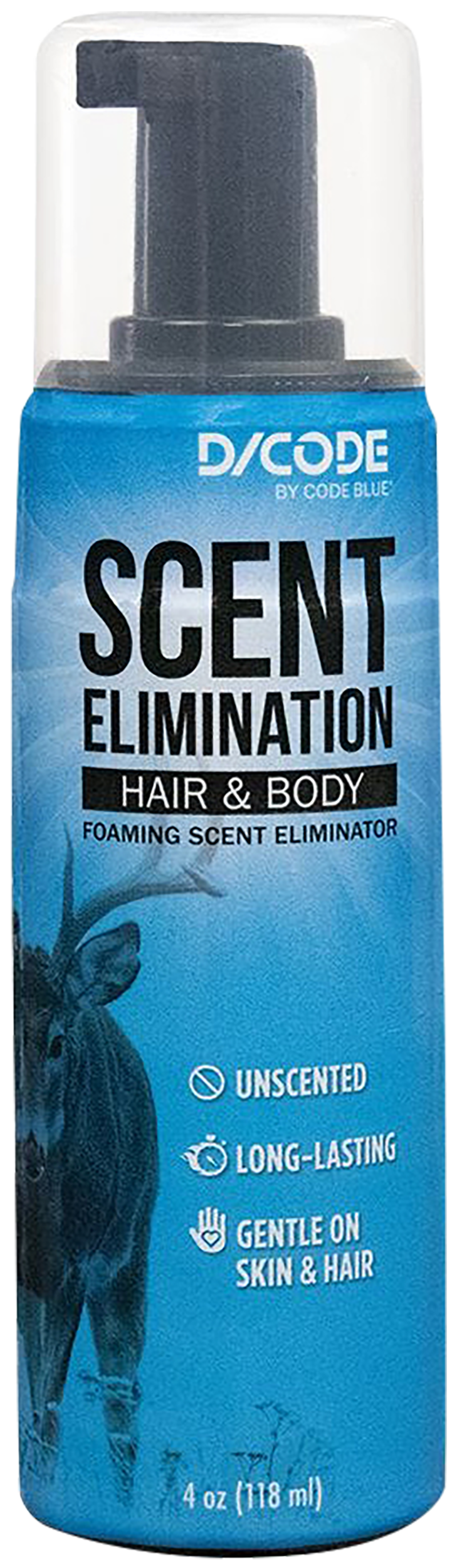 Code Blue OA1435 Hair/Body Foam Scent Eliminator 4 fl oz