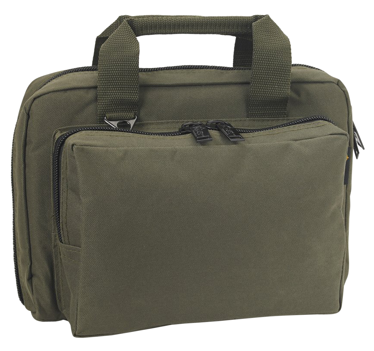 US PeaceKeeper P21106 Mini Range Bag Water Resistant OD Green 600D Polyester with 8 Mag Pockets, Lockable Zippers & Wraparound Handles 12.75" L x 8.75" H x 3" D Exterior Dimensions