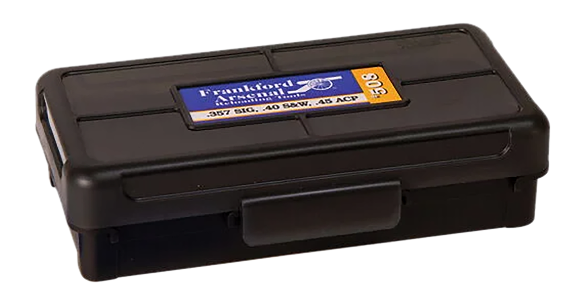 Frankford Arsenal 1083790 Hinge-Top Ammo Box 270Win/280Cal/25-06Rem Black Polymer 50rd