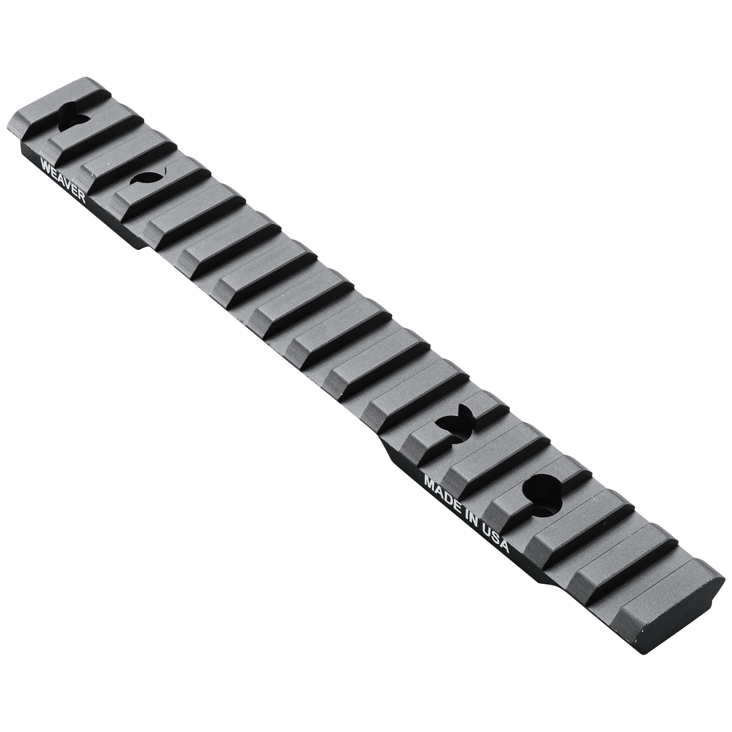 Weaver Mounts 99473 Multi-Slot Base Extended Black Anodized Aluminum Fits Browning AB3 Short Action