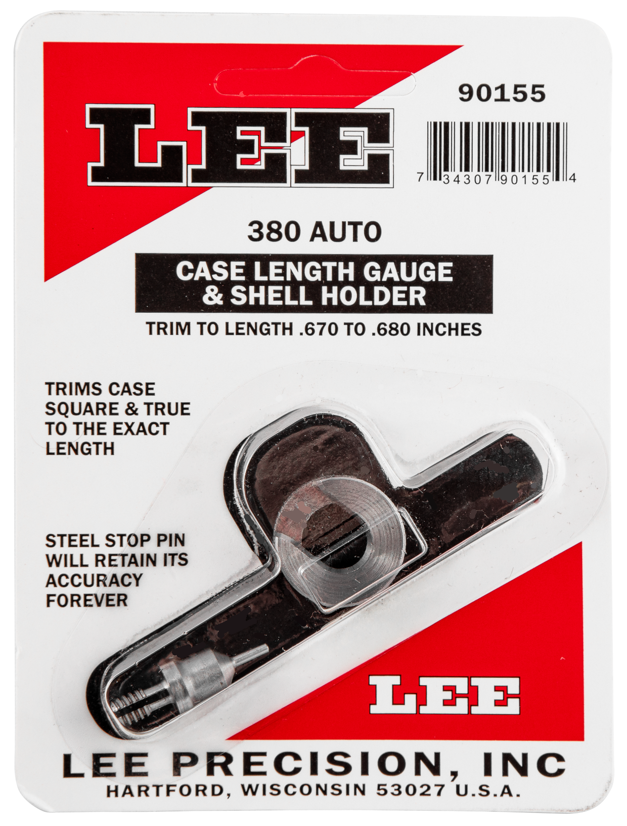 Lee Precision 90155 Case Length Gauge  380 ACP