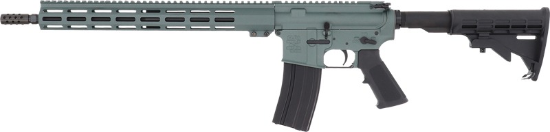 GLFA AR15 RIFLE 223 WYLDE 16" NIT BBL CHARCOAL GREEN