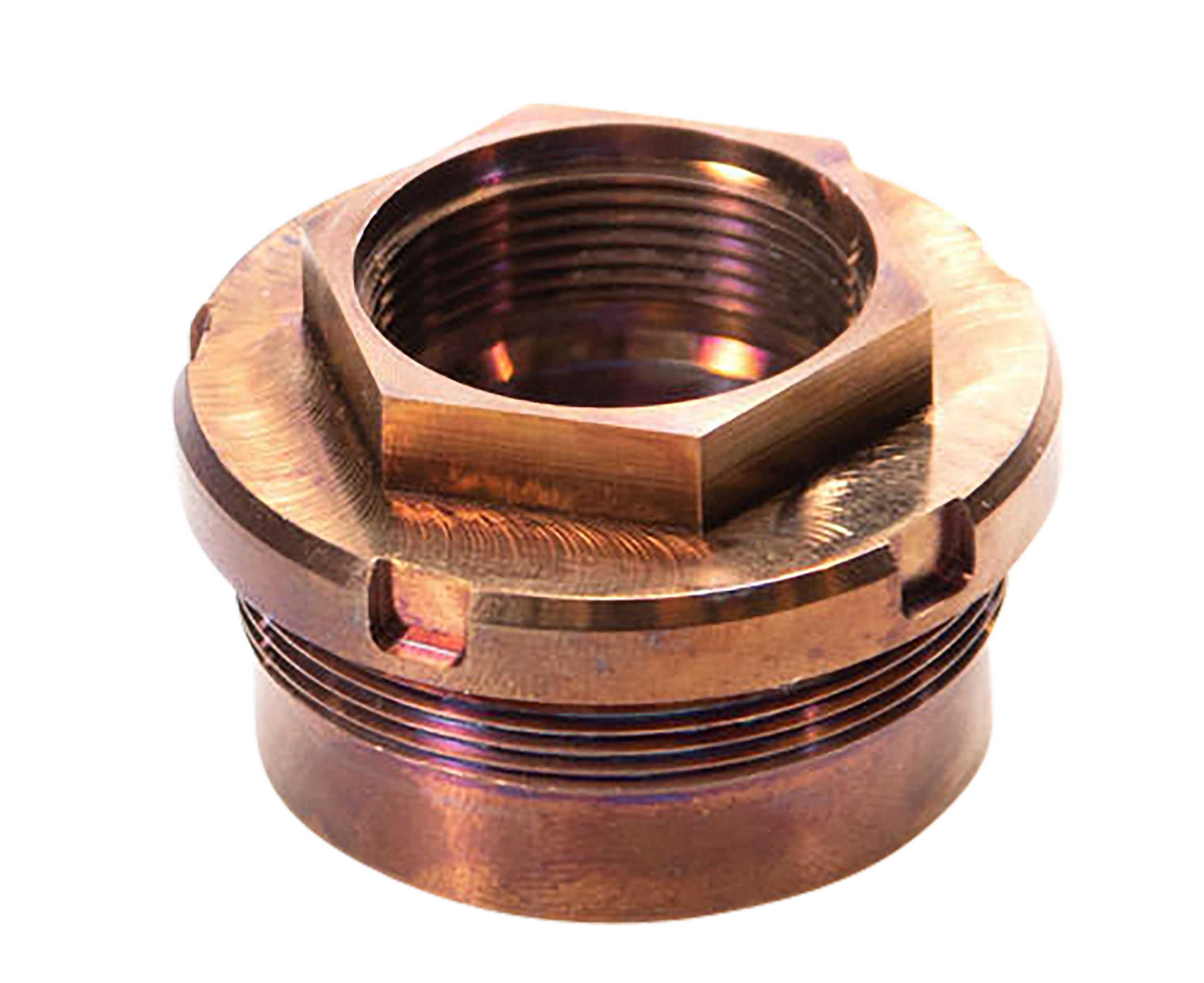 Q LLC  Plan-B Omega XL 1.375"x24 tpi HUB, 17-4 Copper Stainless Steel, Fits Cherry Bomb XL Brake