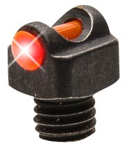 TruGlo TGTG954BR StarBrite Deluxe Bead Black | Red Fiber Optic Front Sight 3-56" Threads