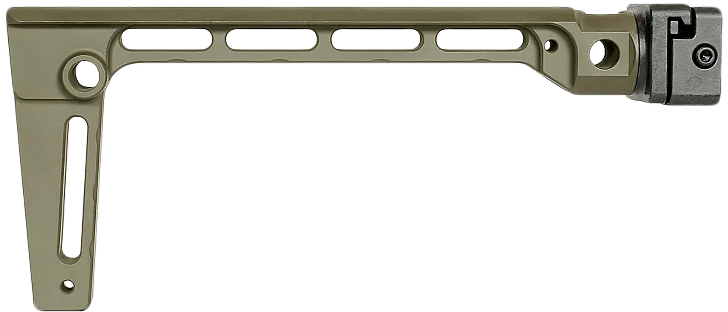 Midwest Industries MIARMSFODG Arm Brace Side Folding Stock ODG 6061 Aluminum Fixed