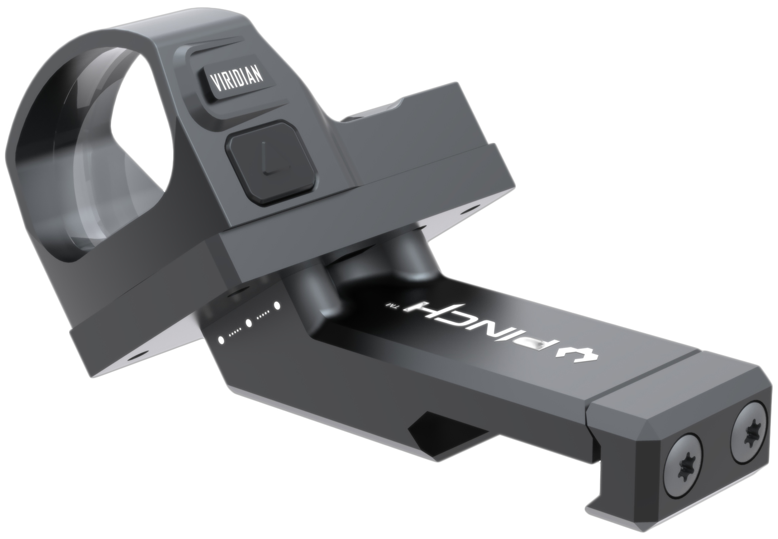 Viridian 9820036 PINCH Adjustable 35 Degree Offset Mount with Shield RMSc Adapter  Black Anodized