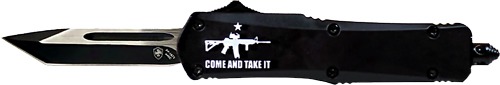 TEMPLAR KNIFE SMALL OTF COME AND TAKE IT AR 2.75" BLK TANTO