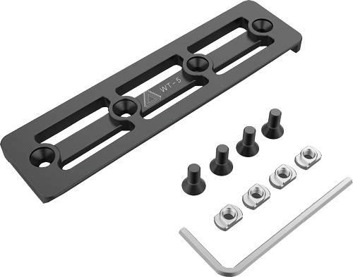 WARRIOR TRIPODS M-LOK 5" ARCA PLATE