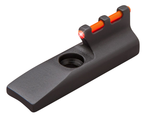 TruGlo TG965R Front Sight Red Fiber Optic Front/Black Frame Fits Browning Buck Mark Fits Ruger MK II/MK III/MK IV, 22/45, Front Post Screw Mount