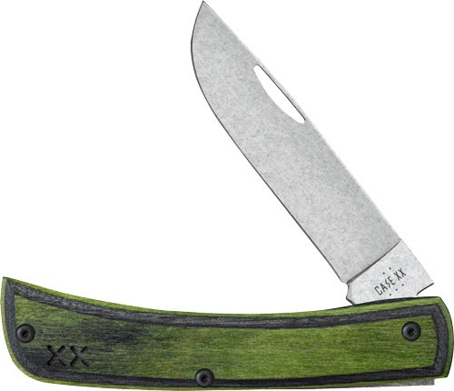 CASE KNIVES CROSSROADS SERIES GREEN/BLACK LAM SOD BUSTER JR