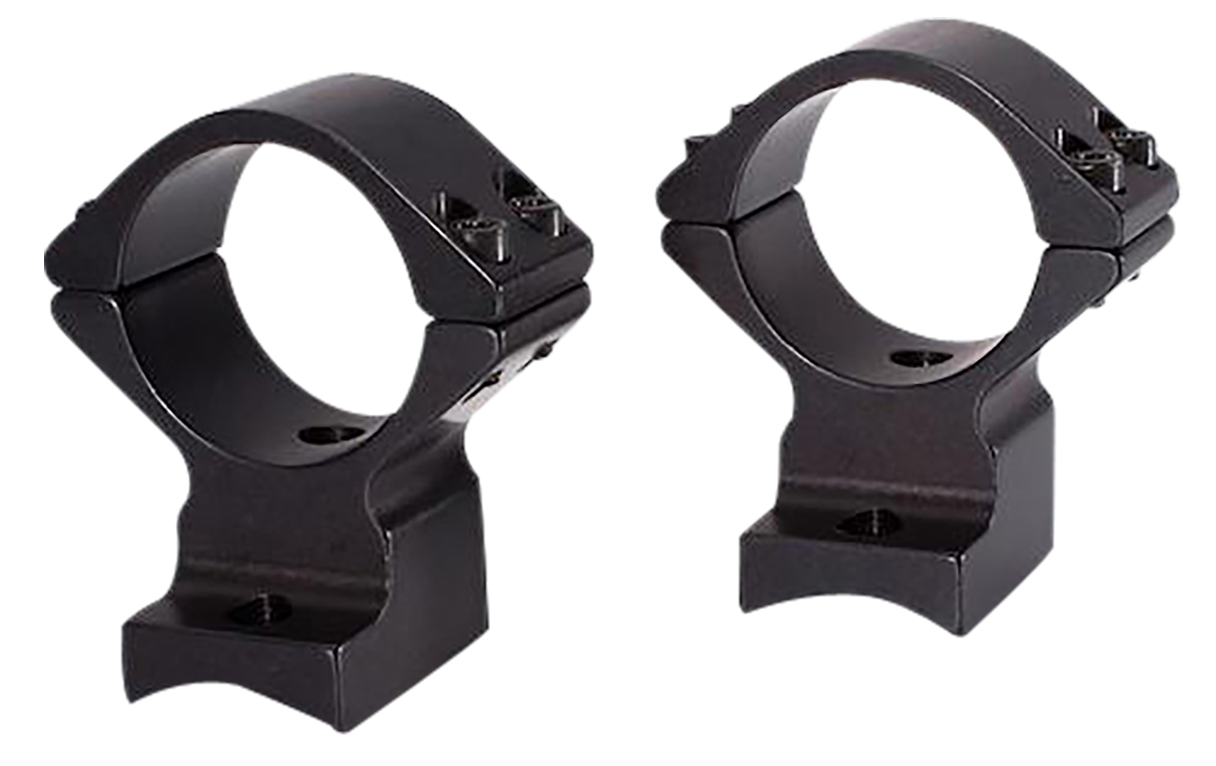 Talley 930734 Scope Mount/Ring Combo  Black Anodized 1" Tube Weatherby Vanguard Low Rings