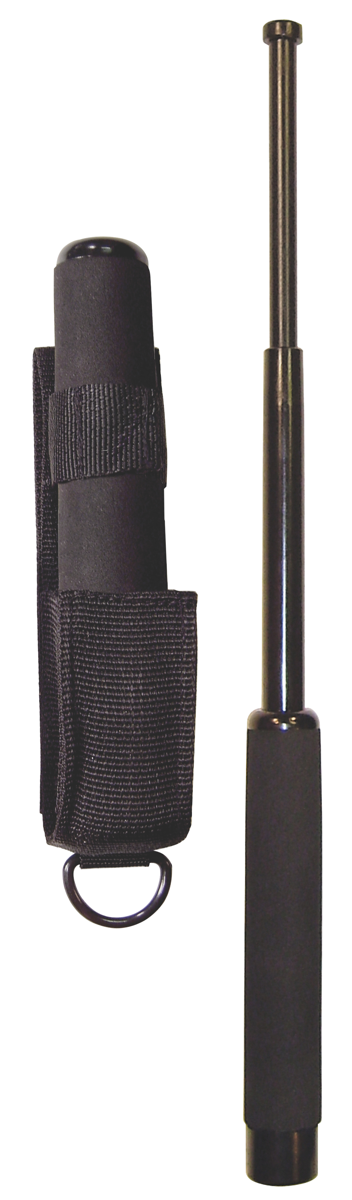 PSP NS16F Expandable 16" Steel Black Rubber Handle Includes Sheath
