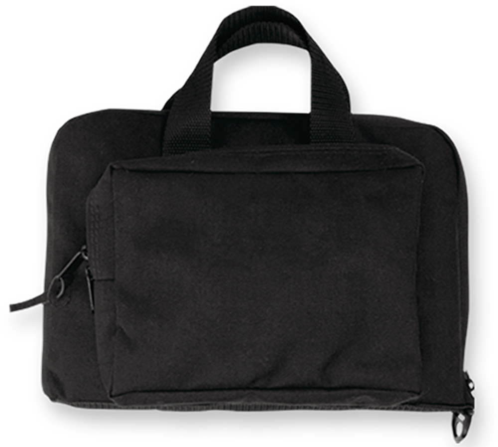 Bulldog BD915 Deluxe Mini Range Bag Black Water-Resistant Outer Shell, Inside Ammo & Magazine Pockets, Outer Storage Pockets