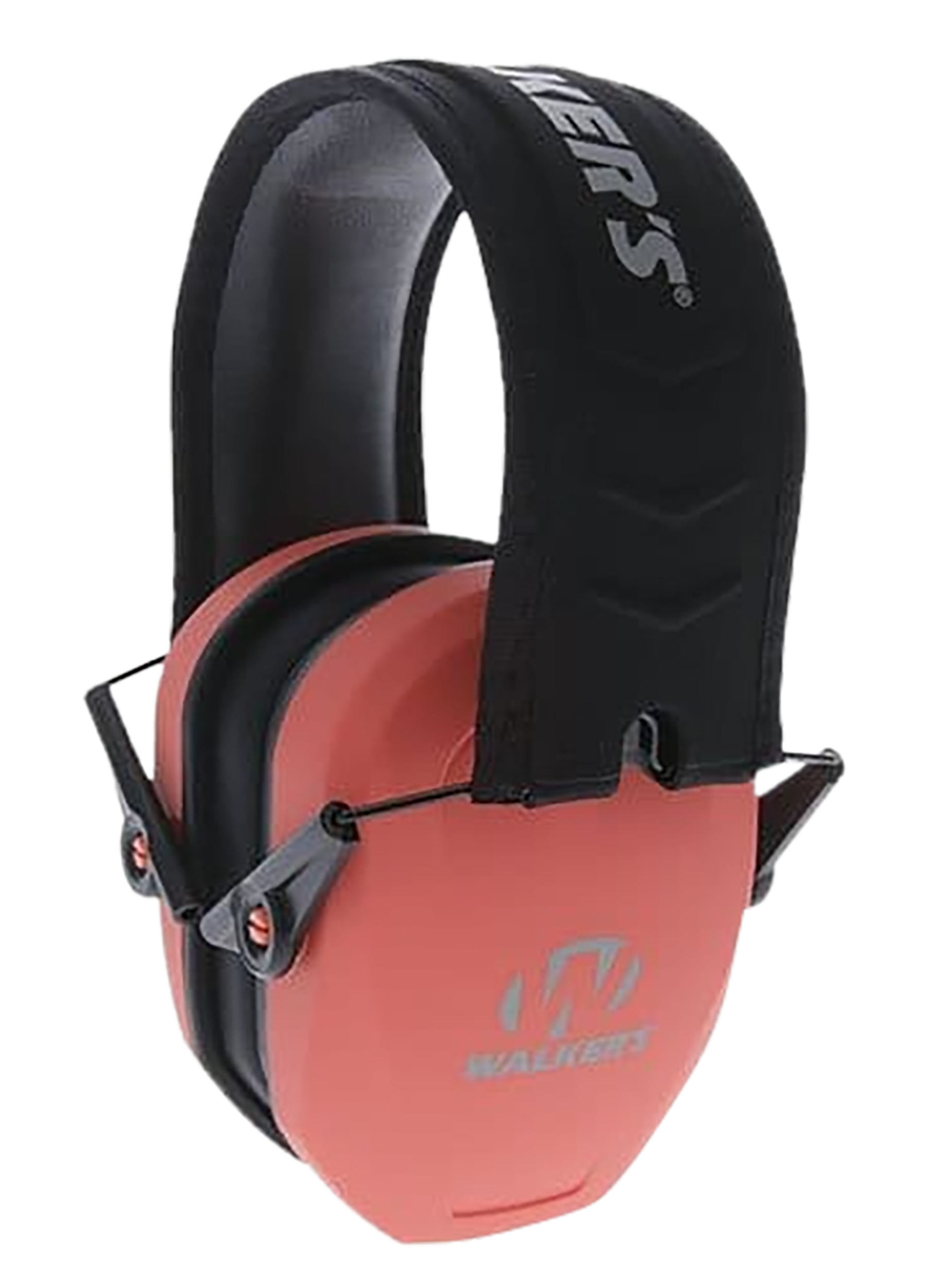 Walker's GWPRSMPASCOR Razor Slim Passive Muff 27 dB Over the Head Coral/Black Polymer