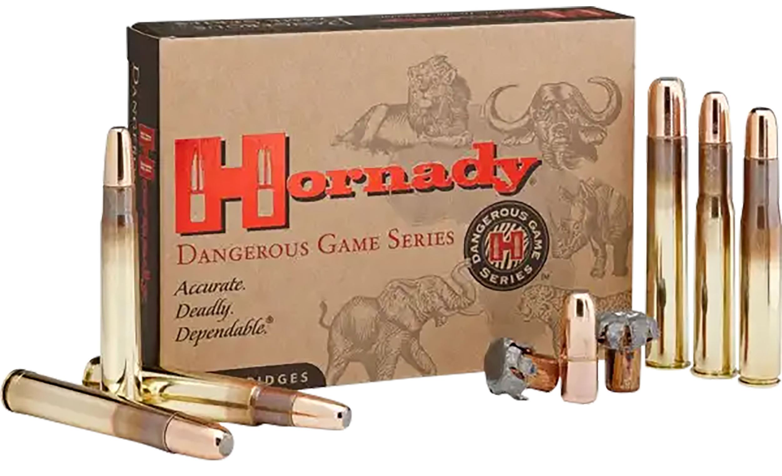 Hornady 82334 Dangerous Game  375H&HMag 300gr DGX Bonded 20 Per Box/6 Case