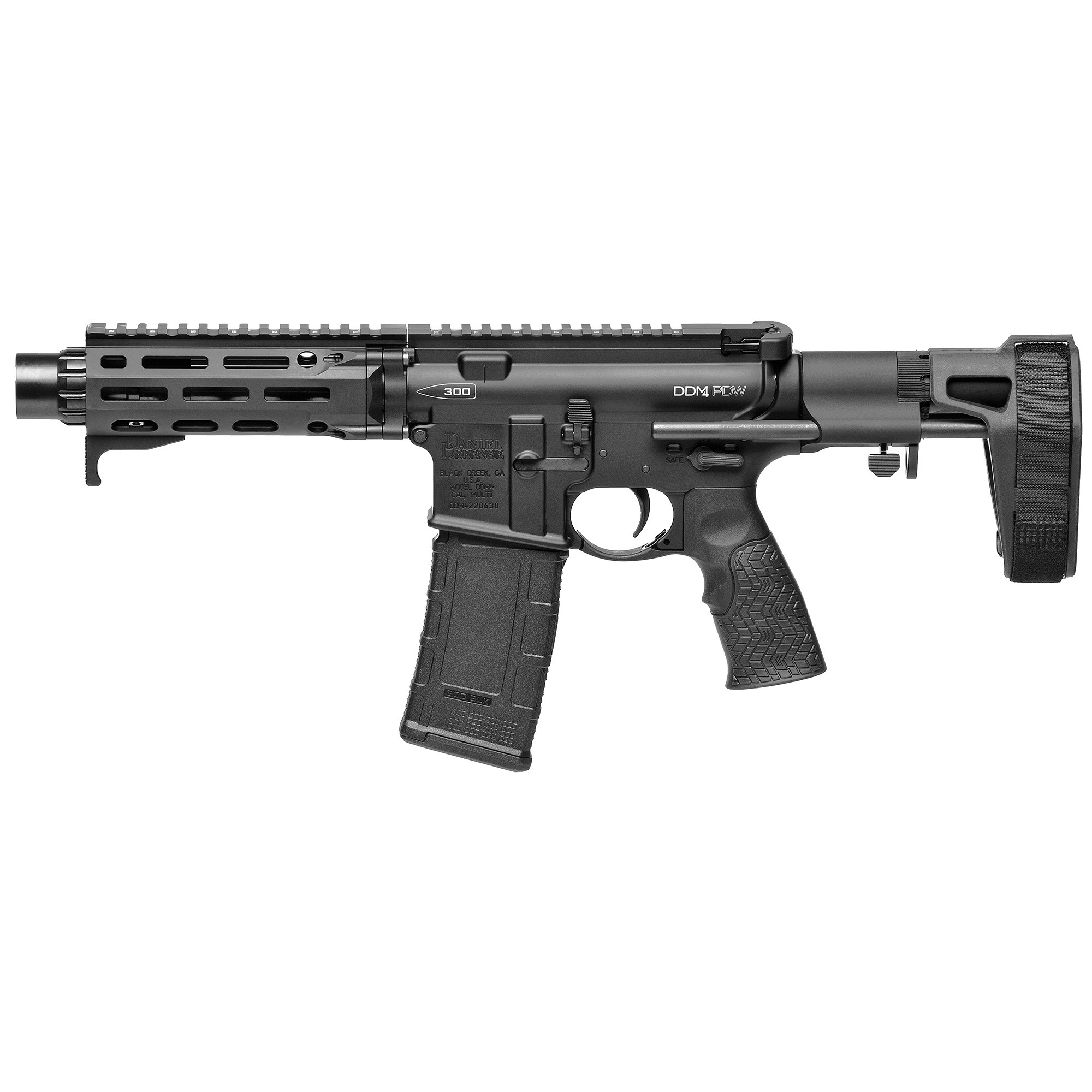 DD M4 PDW PSTL 300BLK 7" 30RD BK PSB