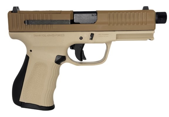FMK G3 Strike Compact 9mm 4.5" 17rd Desert Tan Red Dot Comp Pistol