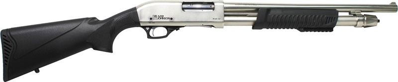 IVER JOHNSON PUMP 12GA 3" 18" CYLINDER NICKEL SYNTHETIC