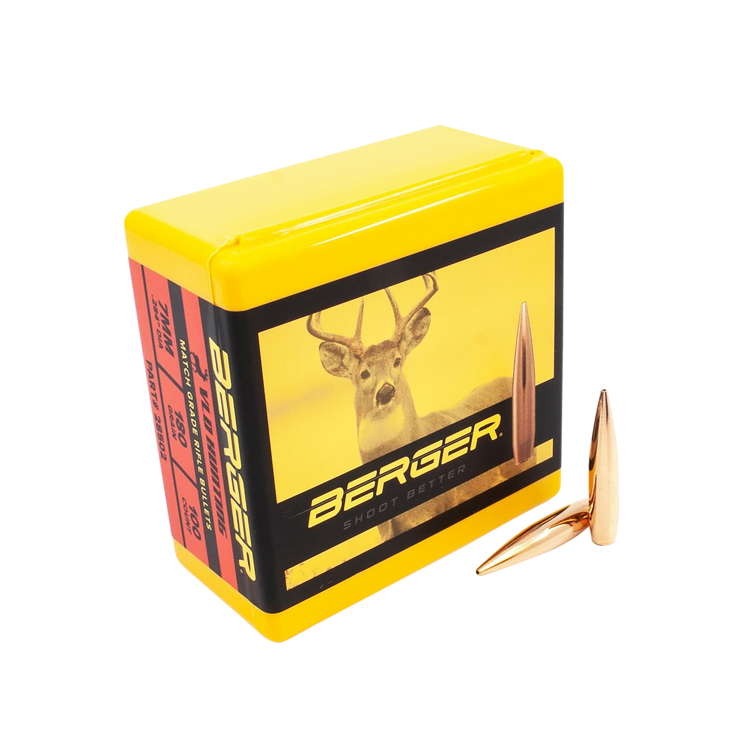 Berger Bullets 28502 VLD Hunting Long Range 7mm 180gr 100/Box