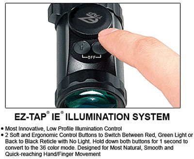 UTG SCOPE 6-24X50 1" AO 36 COLOR ILLUMINATED MIL-DOT!