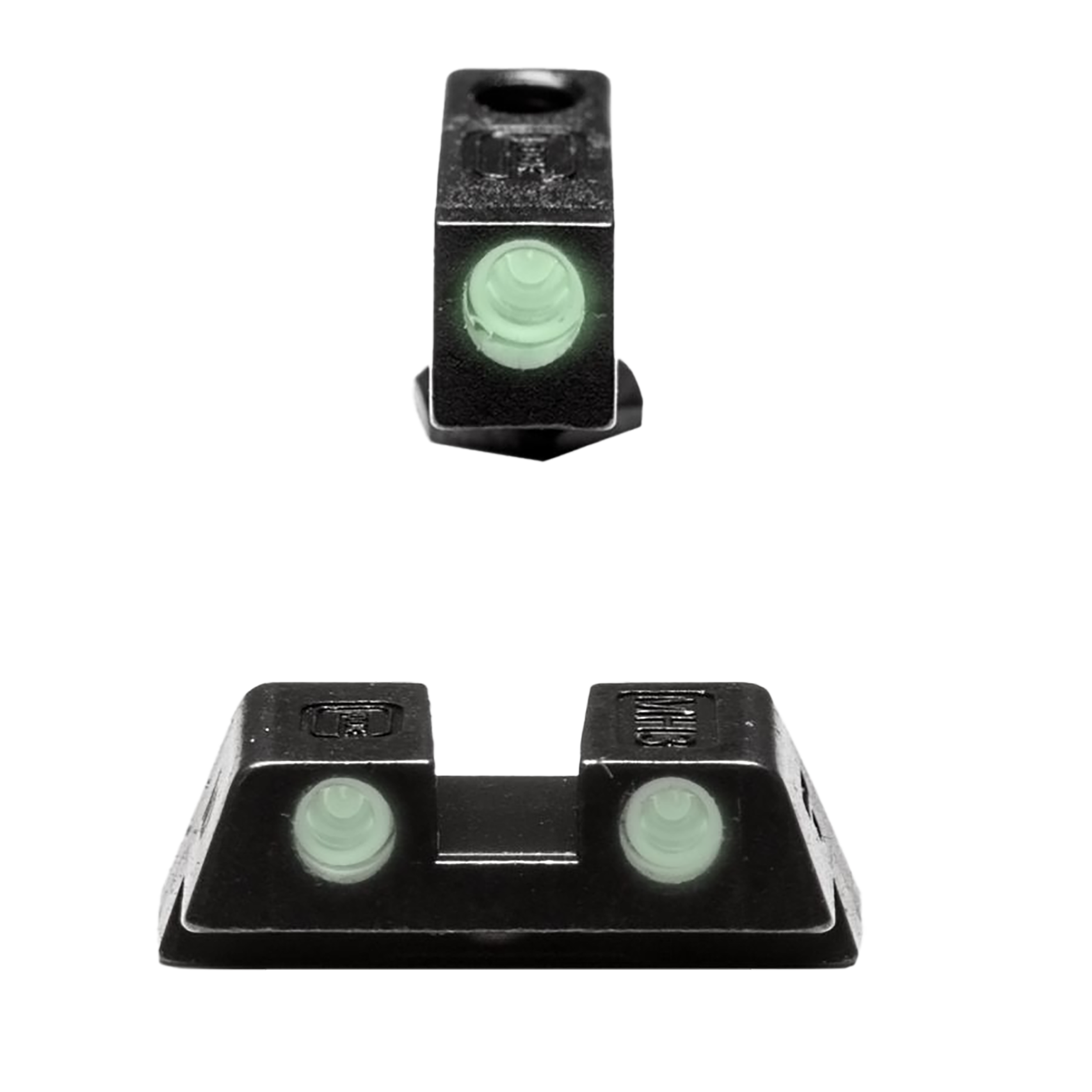 Glock 39930   Green Night Sight Black Frame Fits Glock 42/43