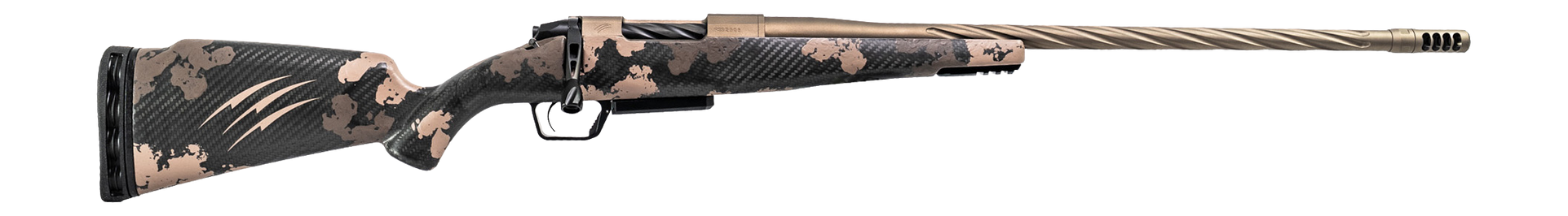 Fierce Firearms ROGSSX22CM22BRS Twisted Rogue XP 22 Creedmoor 3+1 22" Smoked Bronze Cerakote Spiral Fluted Threaded Barrel, Stainless Steel Drilled & Tapped Receiver, Picatinny Rail Forend, Sonora Amb